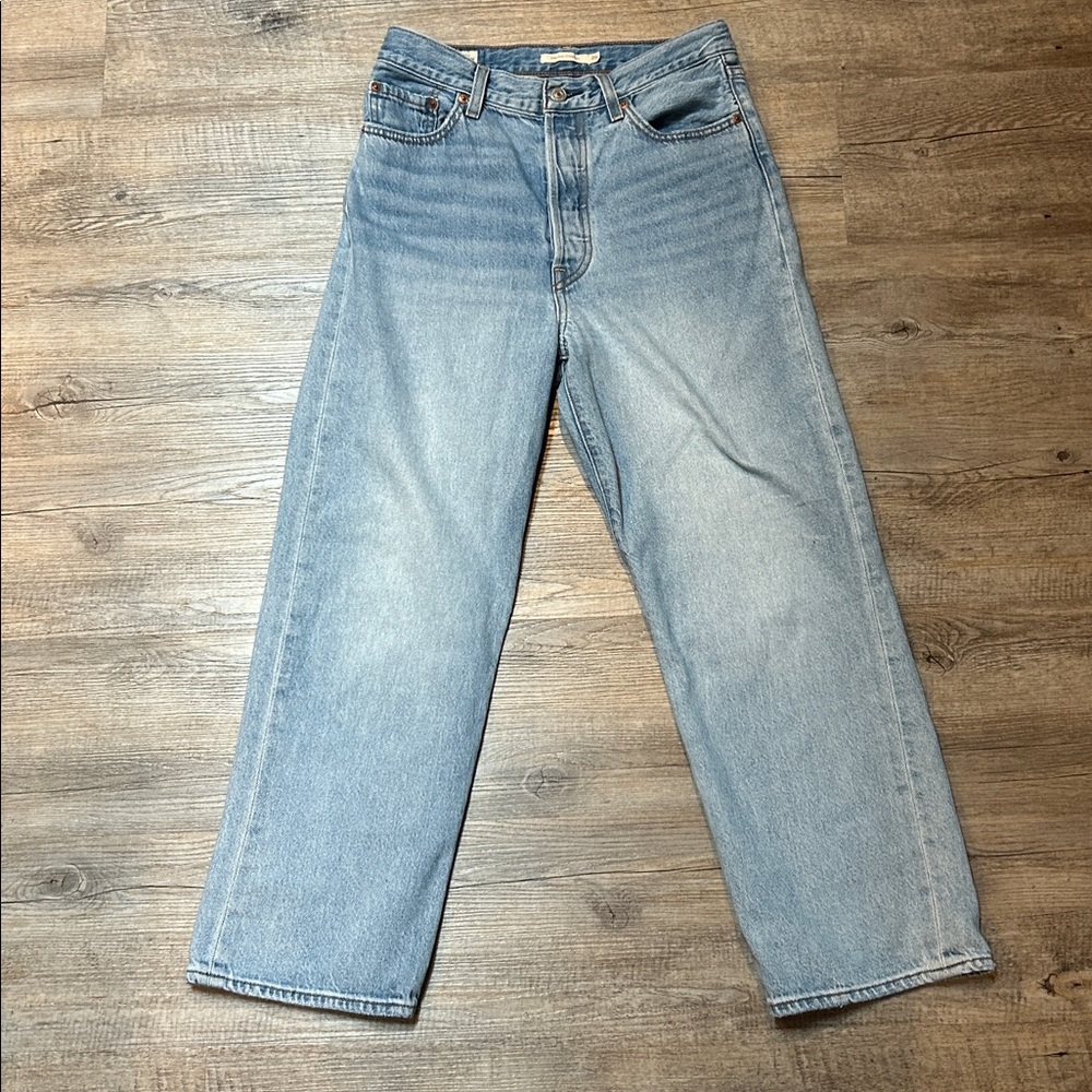 Levi Ribcage Straight Leg High Waist Women's Jeans